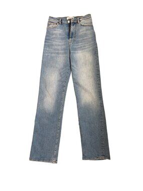 Zara High Waist Straight Jeans Size US 2 EUR 34